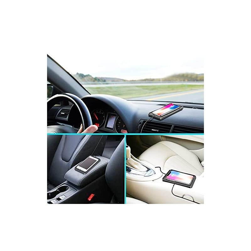 Charger car Charging pad qi 10W Quick Charger Thin car Charger Charging pad Phone Charger 75W5W Charging Station Dock glaxys9 Charger s8 s6s7 note8C3