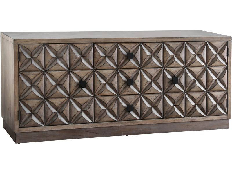 AVF FS1200CURCS-A up to 60" Silver Effect / Clear Glass Curved TV Stand