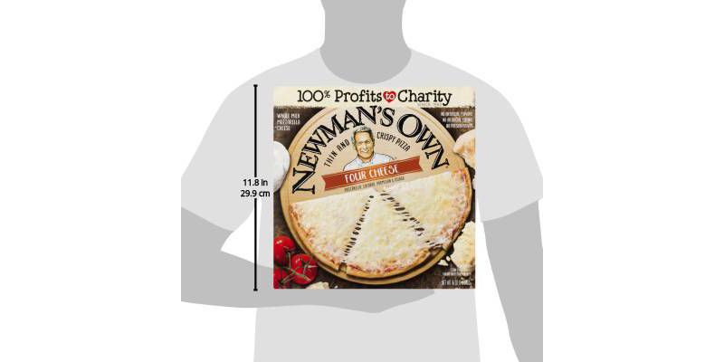 Newman's Own Thin & Crispy Crust Four Cheese Frozen Pizza - 16oz