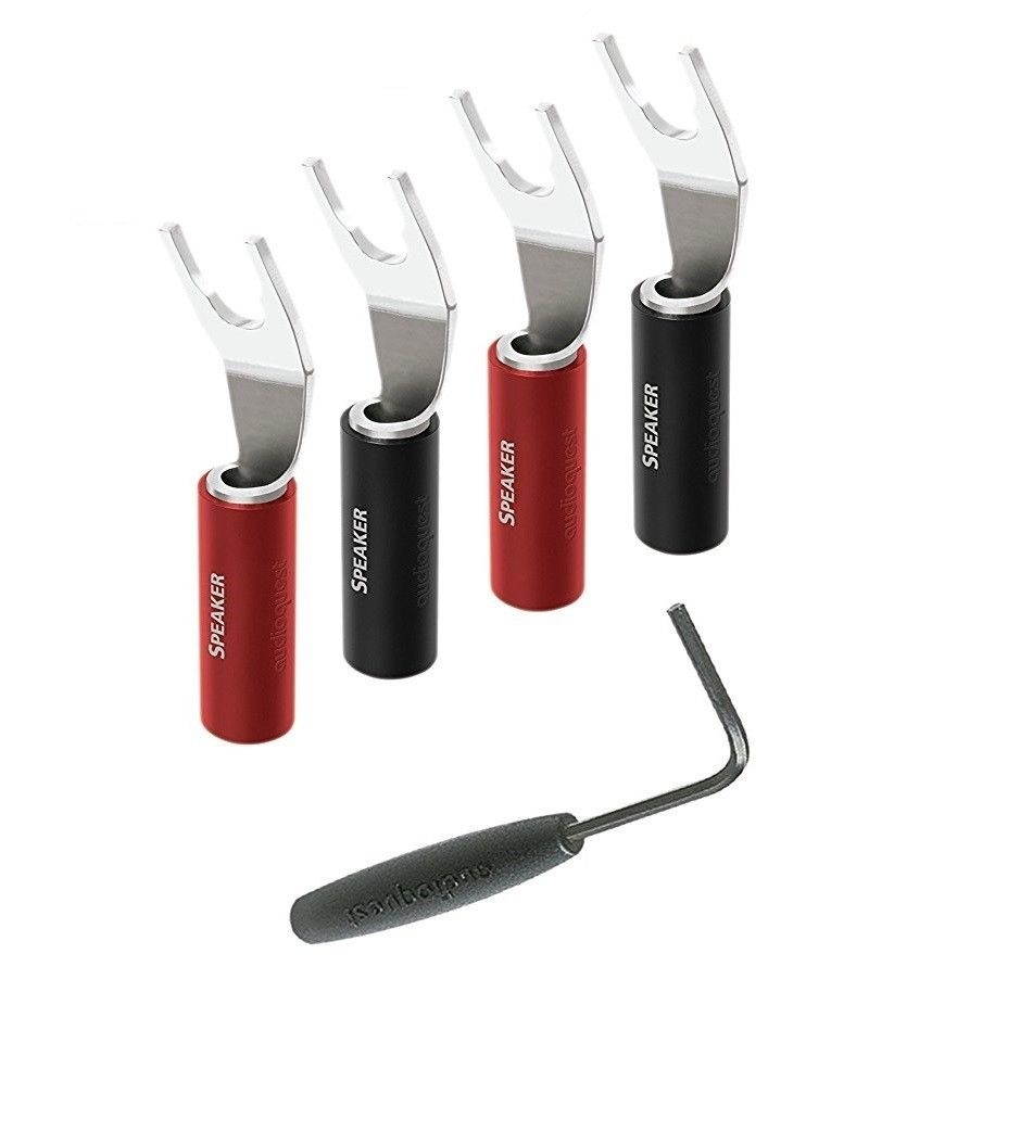 AudioQuest SureGrip 100 Multi-Spade (Silver)