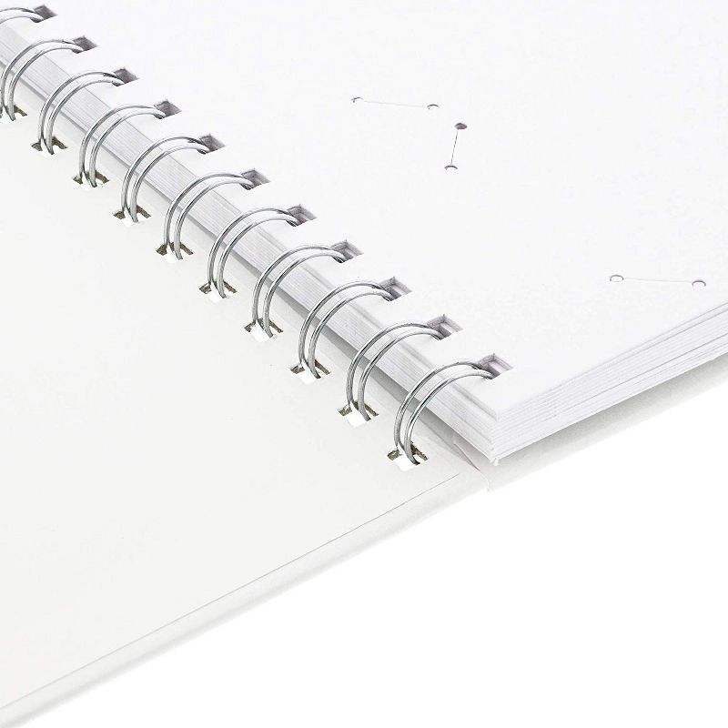 Paper Junkie 2-Pack Desk Calendar Flip Photo Album White Picture Frames, 8.25x5.5 Inch