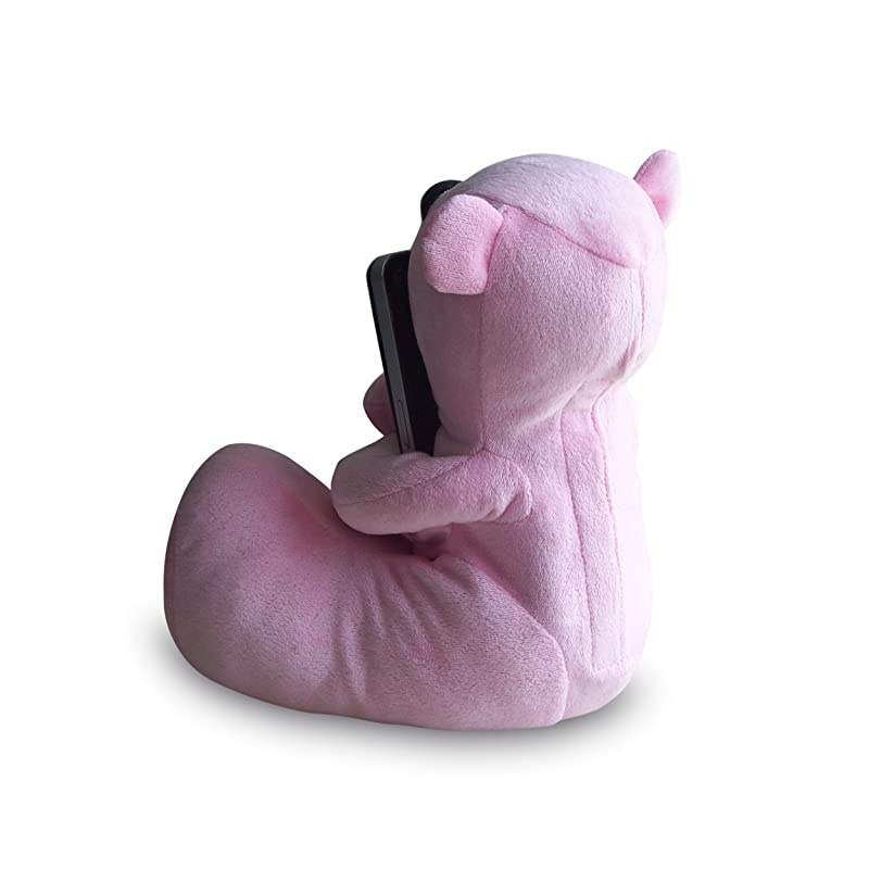 ST1 Portable Teddy Speaker For iPod iPhone Smartphone MP3 Media Player Pink