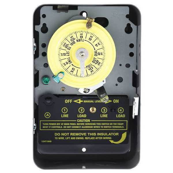 Time Clock 24 Hour Dpst 208-277V Intermatic Inc Misc. Office Supplies T104-20