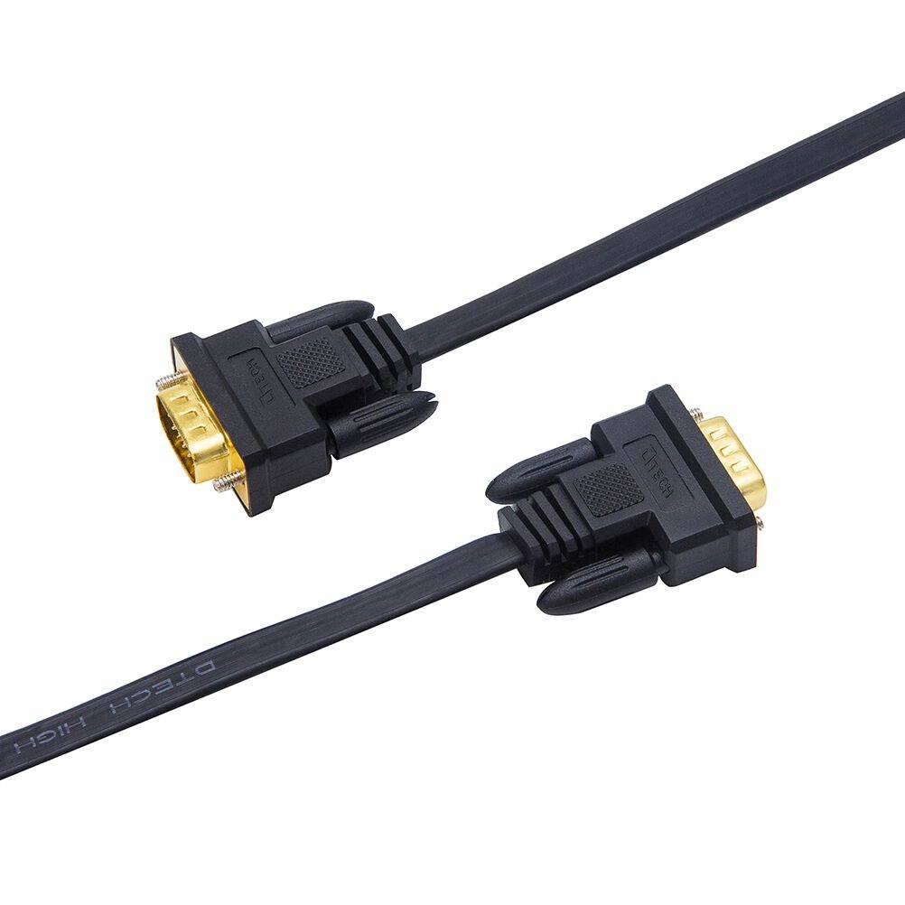 15 ft Long VGA Cable Male to Male SVGA Monitor Cord Slim Computer Wire 5m