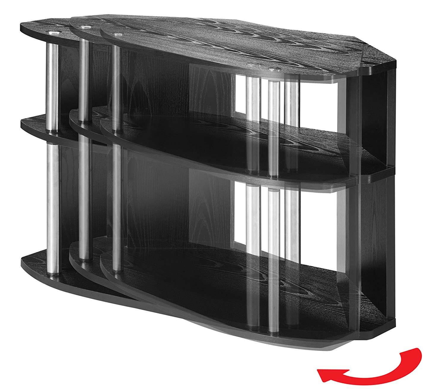 Convenience Concepts Designs2Go Swivel TV Stand, Black