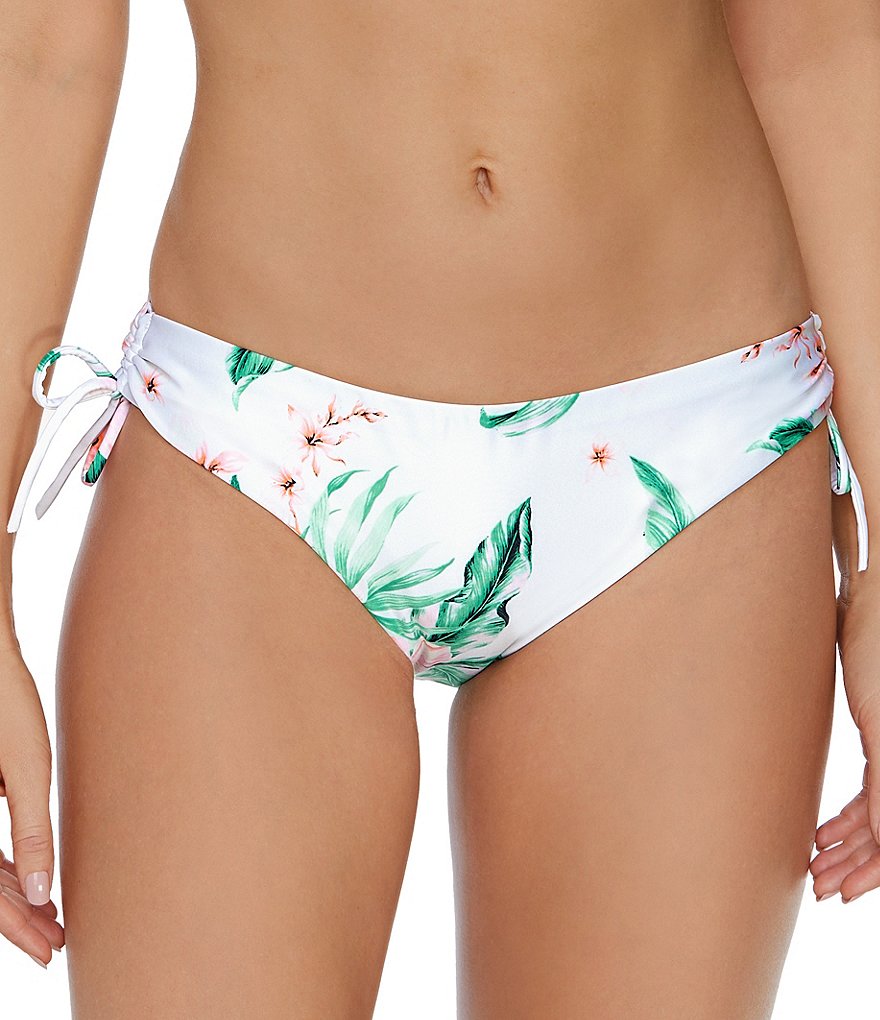 Raisins Aloha Nights Luna Side Tie Hipster Swim Bottom