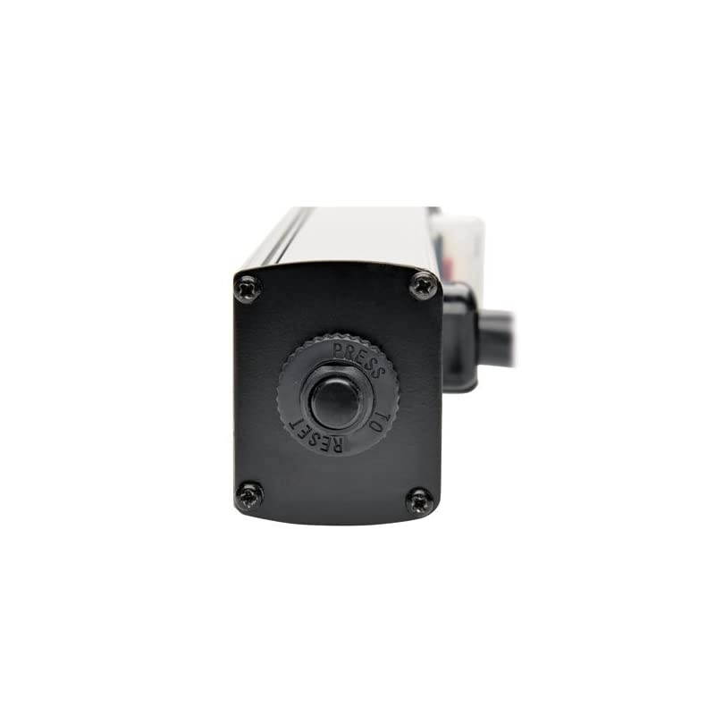 4 Outlet Bench Cabinet Power Strip 12 in Length 6ft Cord with 515P Plug PS120406BlackGray