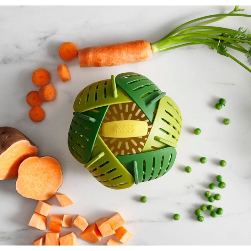 Joseph Joseph Bloom Collapsible Steamer Basket Green