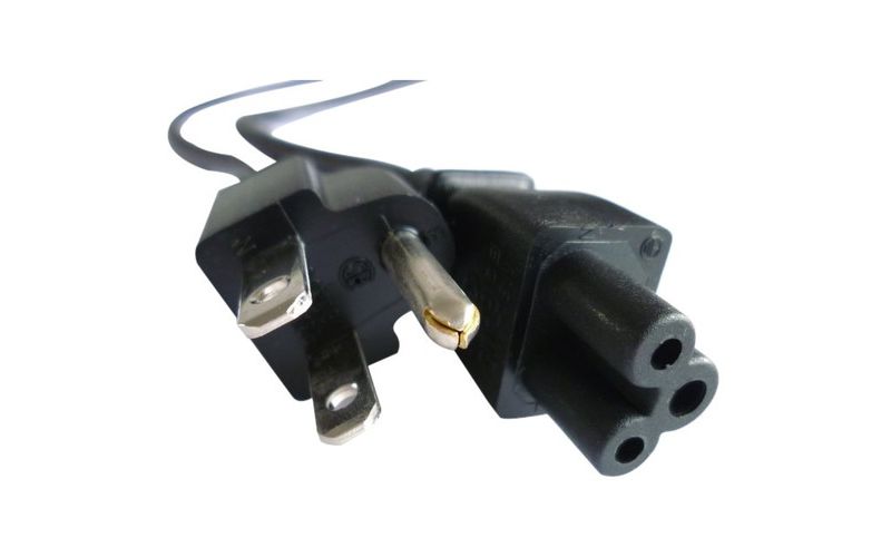 Professional Cable Standard Power Cord - For Notebook - Black