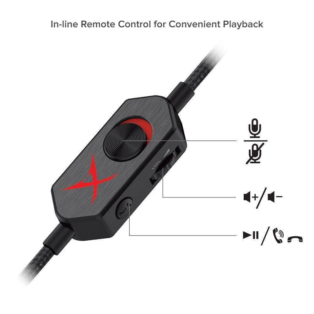 Sound BlasterX H5 3.5mm Jack Wired Black Gaming Headset