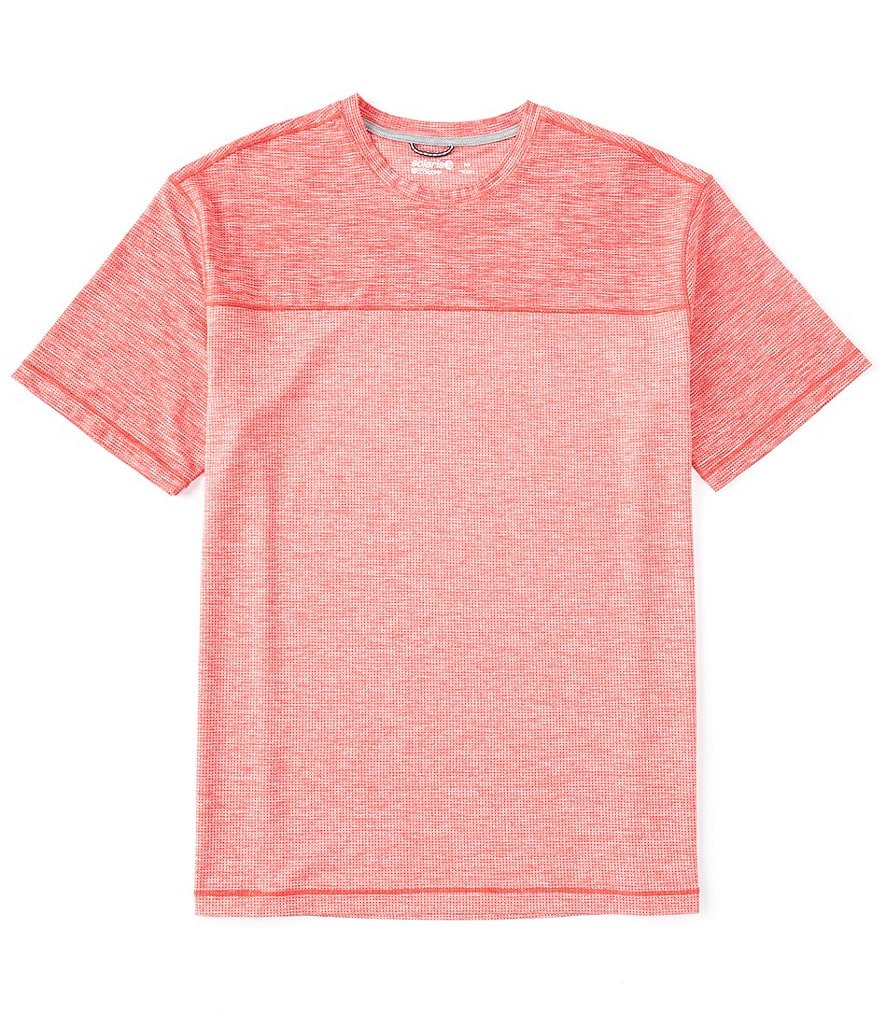 Solaris Powered by CoolCore Short-Sleeve Pieced Waffle Crew Neck Tee