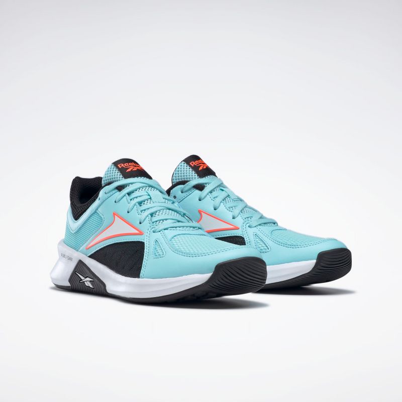 Reebok Advanced Trainette Women's Shoes  Performance Sneakers 7.5 Digital Glow / Black / Orange Flare