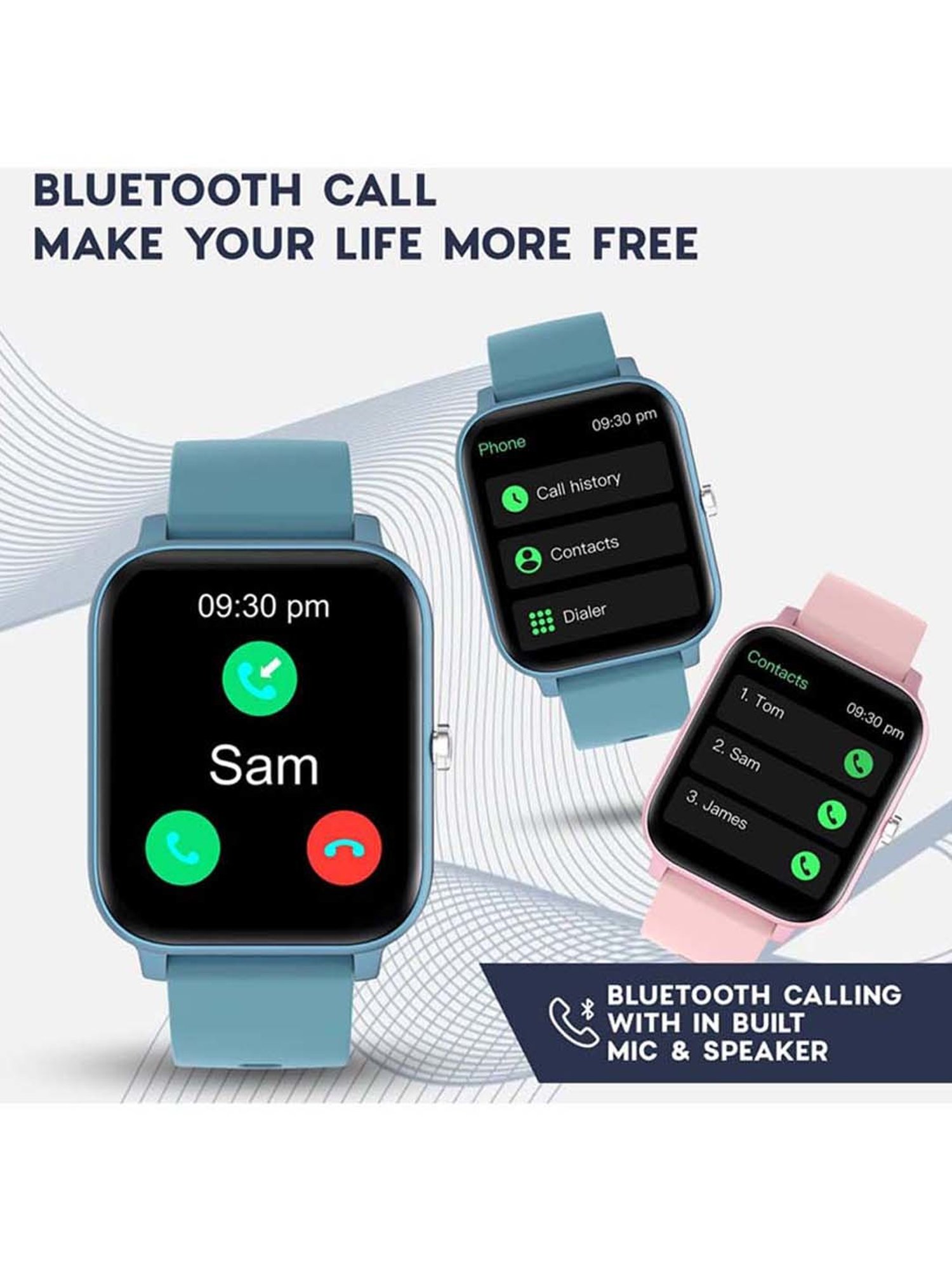 I Kall W1 Smartwatch (Black)