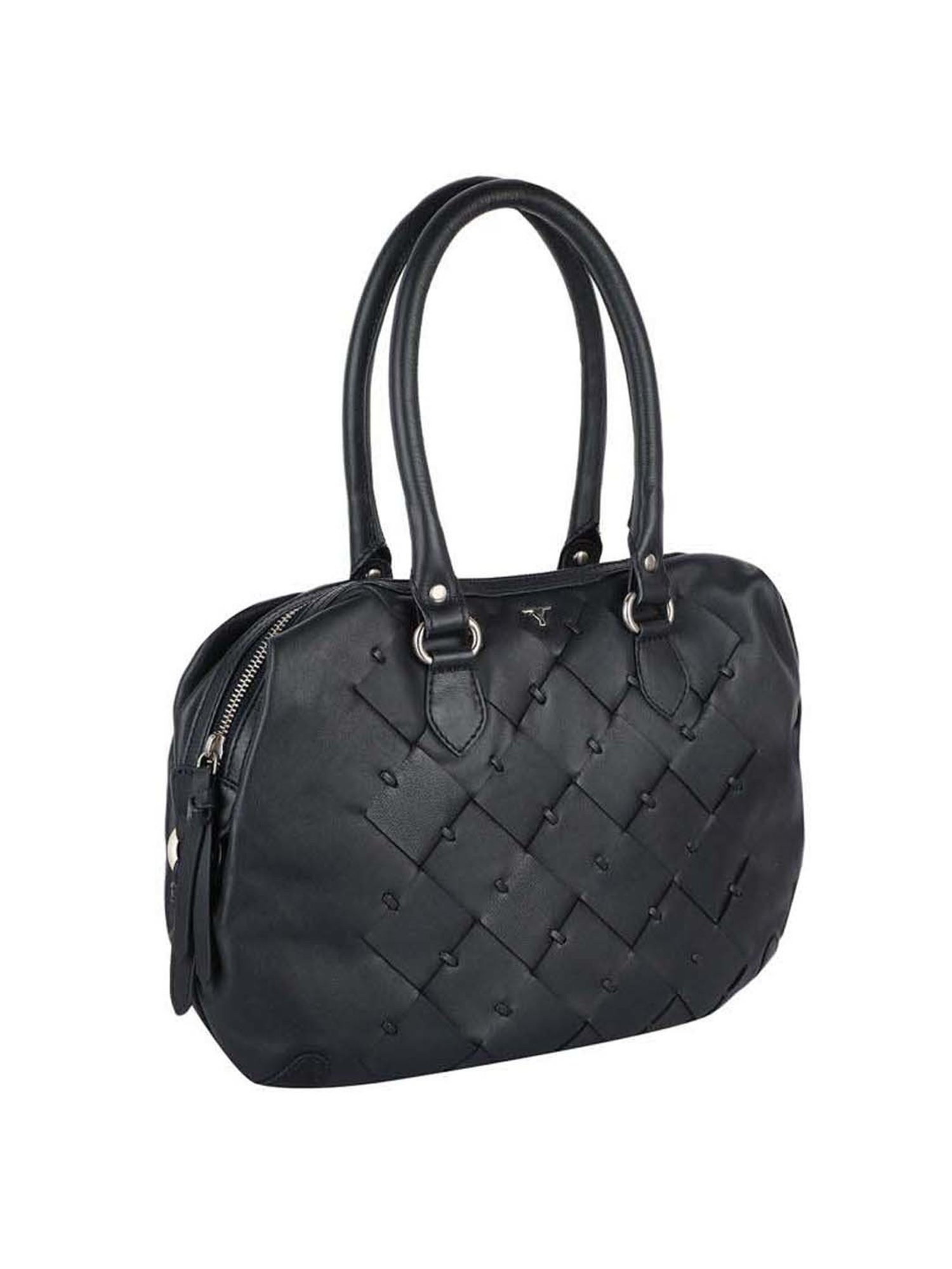 BULCHEE SS 23 Navy Cut Work Medium Shoulder Handbag