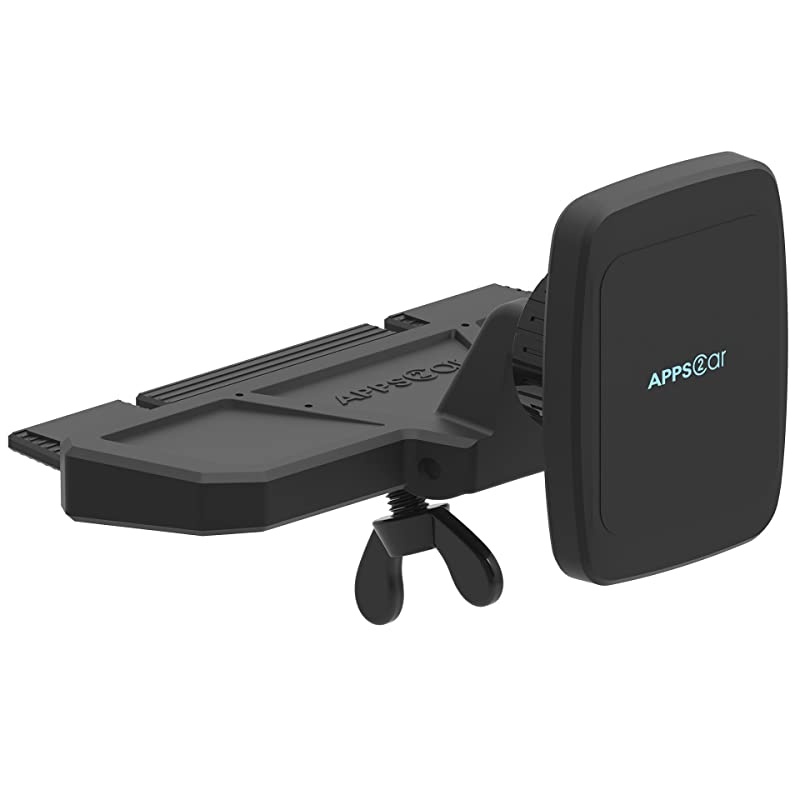 Magnetic Phone Holder for Car [6 Strong Magnets],  Universal Magnetic Cd Slot Car Phone Mount Holder [Big Phone & Case Friendly] Compatible with All Smartphone Mobiles iPhone 12 Pro 11 XS X XR