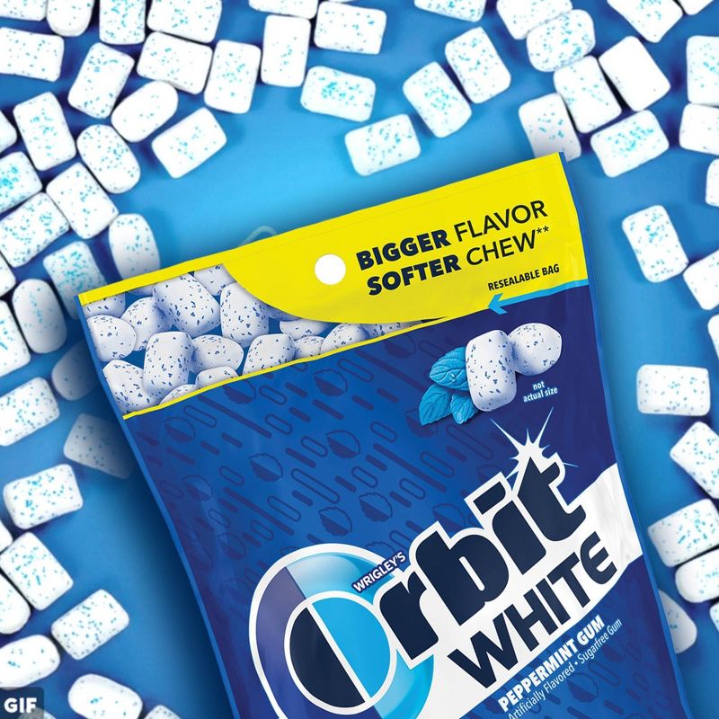 Orbit White Peppermint Gum - 8.5oz/120ct