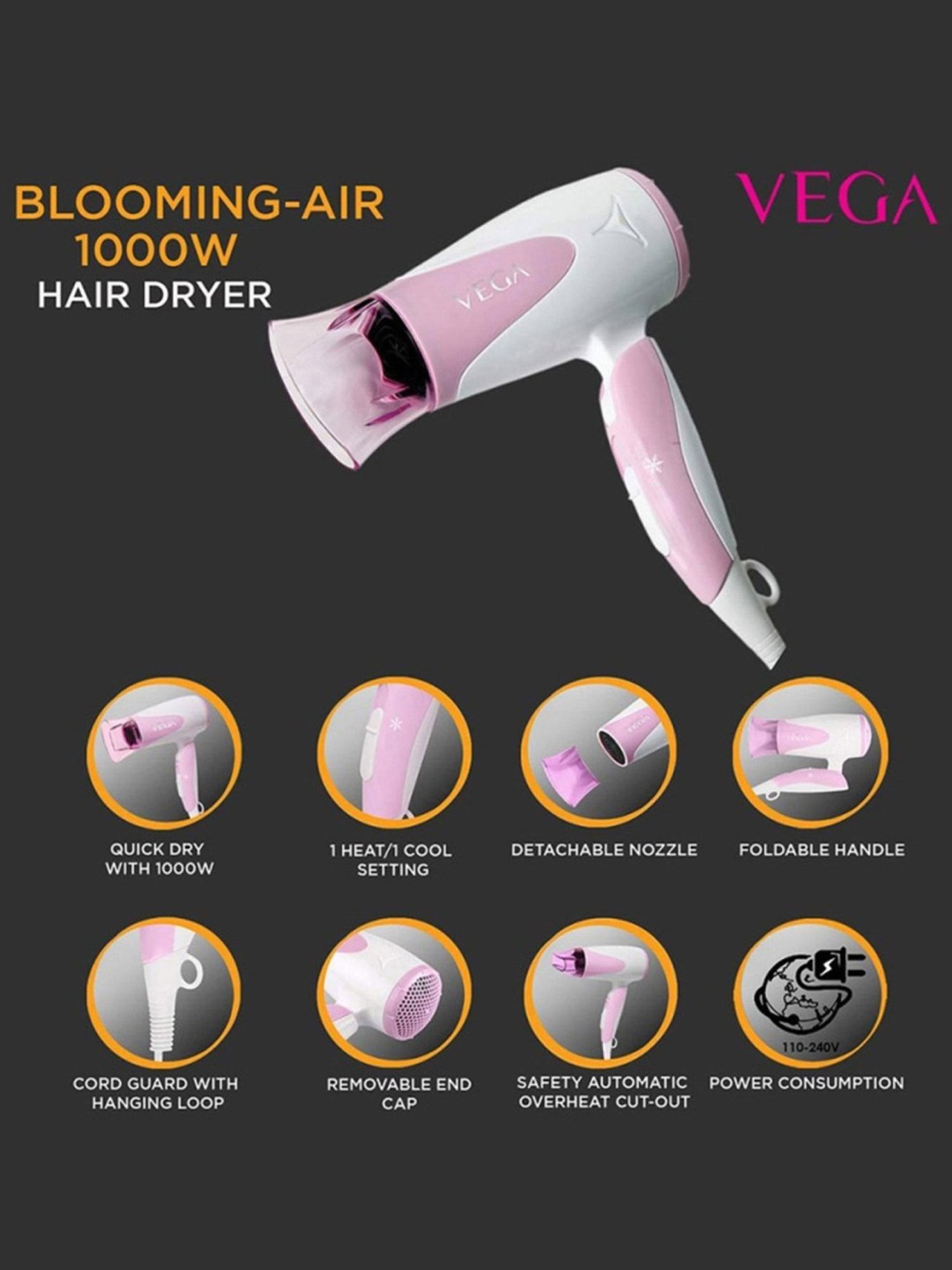 Gorgio Professional GCT9 19mm Hair Curling Tong (Silver)