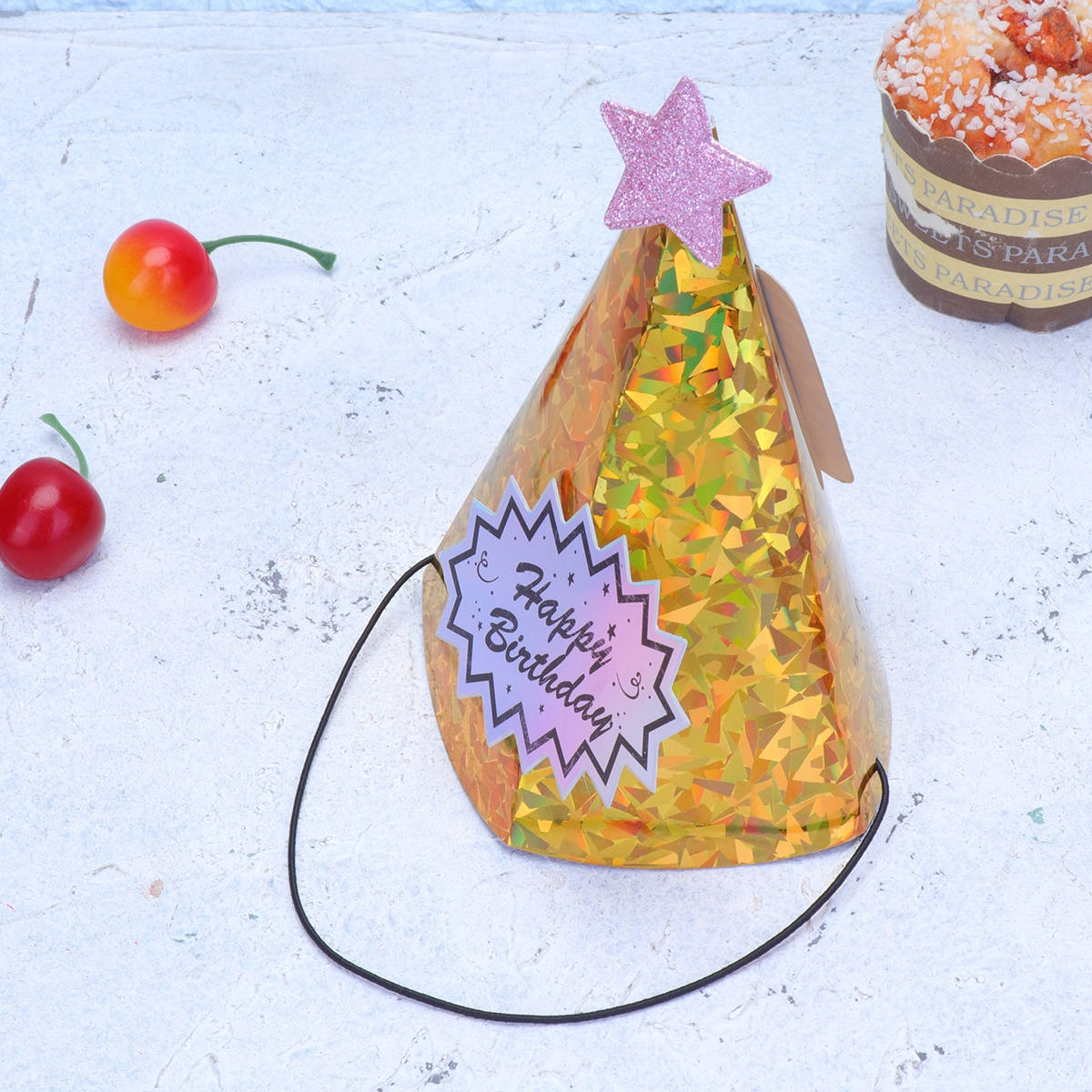 12pcs Durable Decorative Exquisite Lovely Practical Baby Birthday Hats Birthday Hats Birthday Headdress