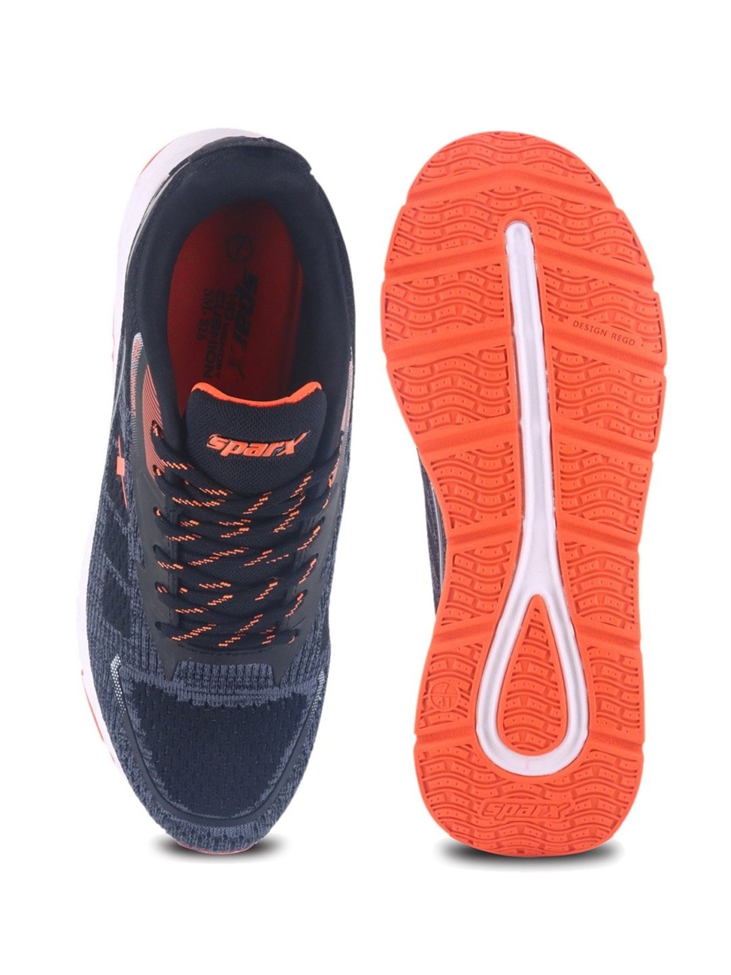 Sparx Men's Black Running Shoes