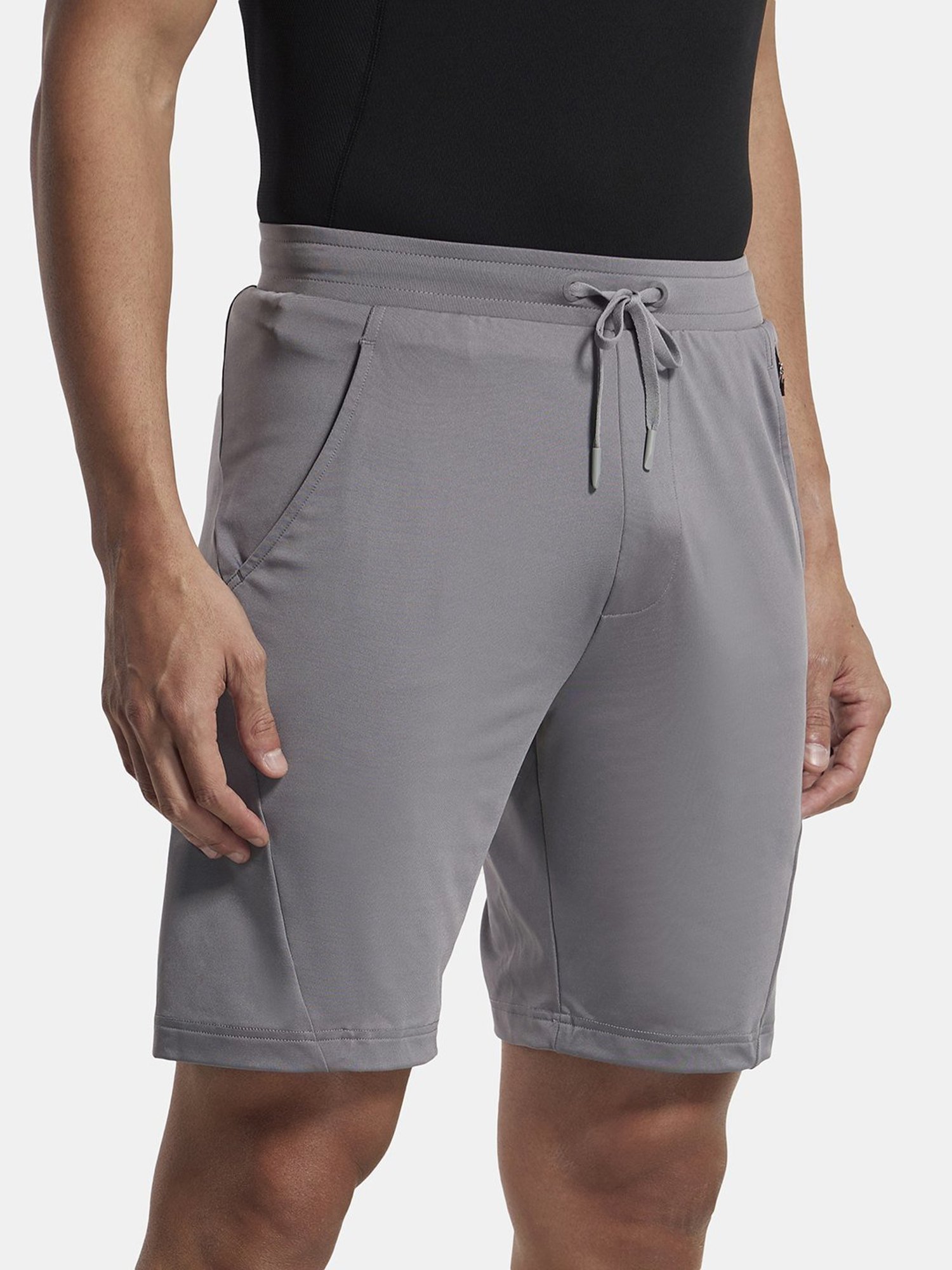 Jockey Grey Straight Fit Shorts