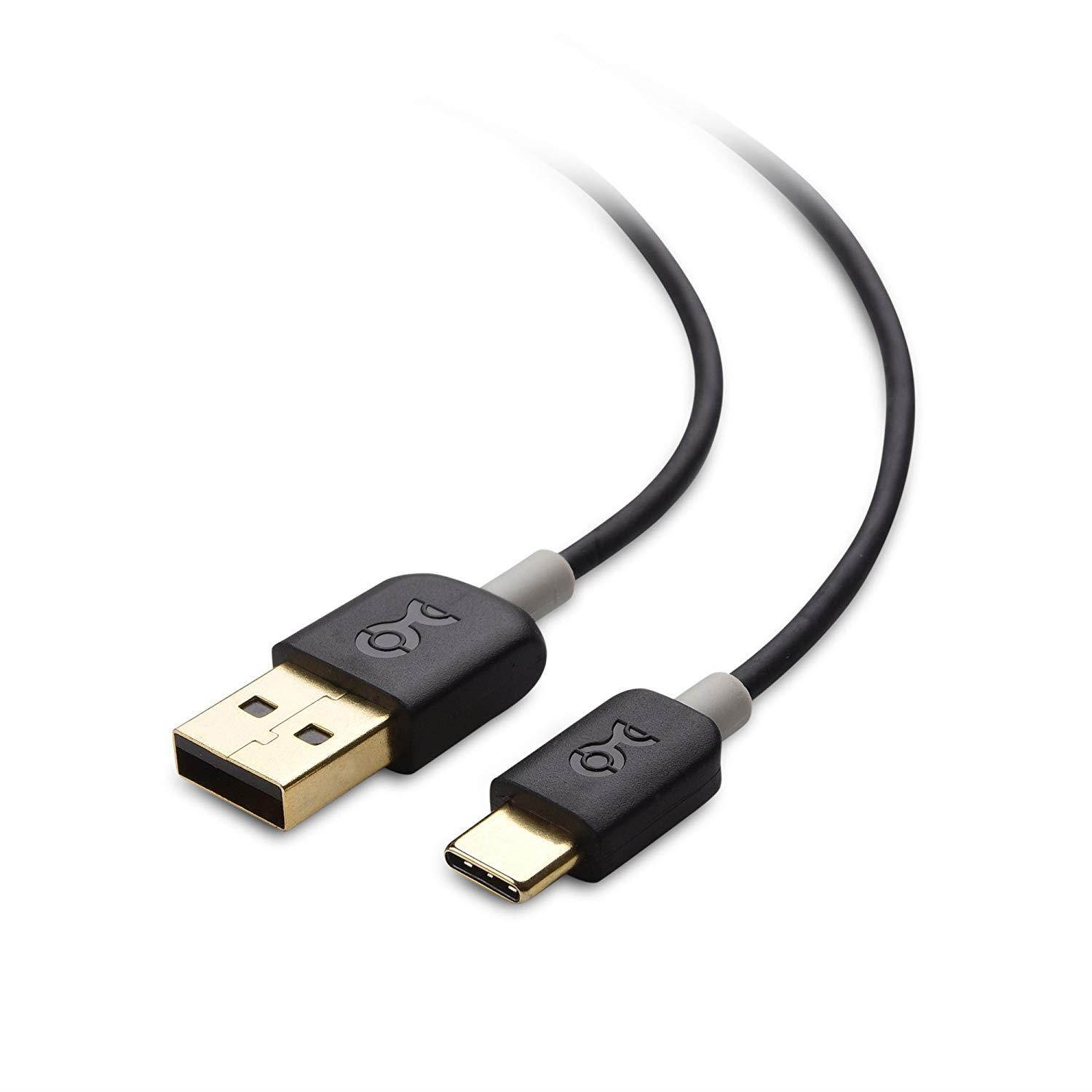 Cable Matters USB-C Cable (USB A to USB C Cable / USB C to USB Cable) in Black 3.3 Feet