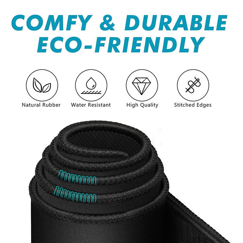 Mouse Pad With Non-Slip Rubber Base, Premium-Textured & Waterproof Computer Mousepad With Stitched Edges, Mouse Pads For Computers, Laptop, Gaming, Office & Home, 11.4 X 9.8 Incn