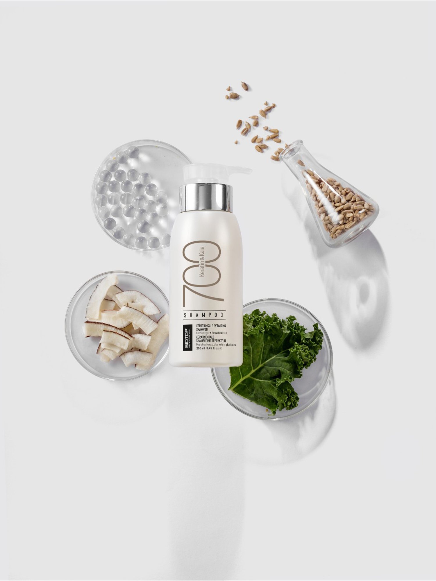 BIOTOP Professional 700 Keratin & Kale Shampoo - 250 ml