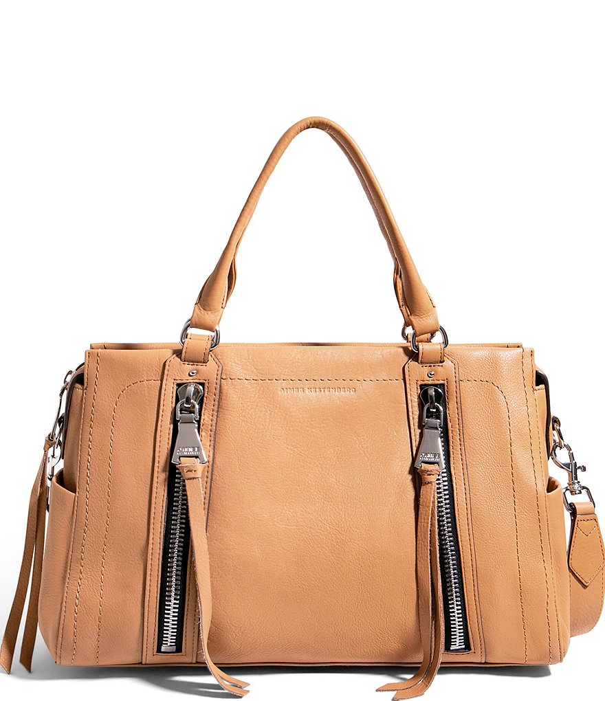 Aimee Kestenberg Zip Me Up Triple Entry Satchel Bag