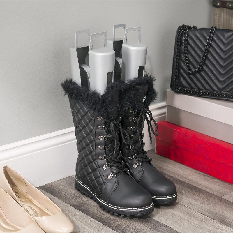 Home Basics Boot Shaper, (Pack of 2), Silver