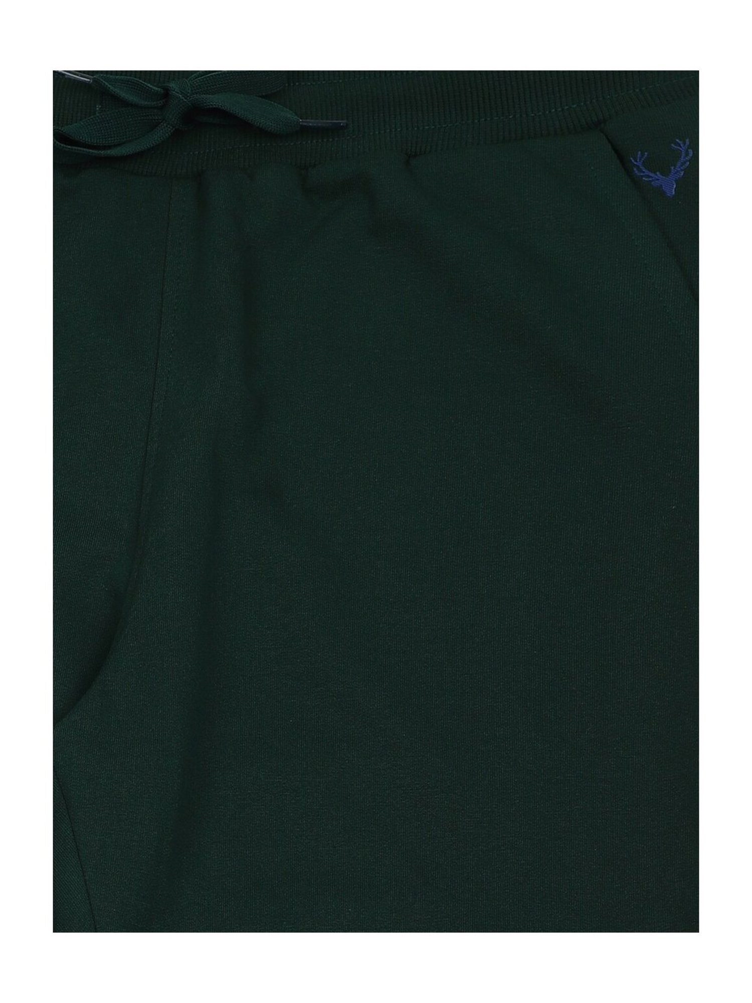 Allen Solly Junior Green Solid Joggers