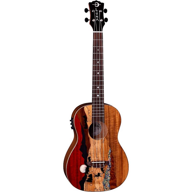 Mitchell MU100CE Acoustic-Electric Concert Ukulele Natural Koa