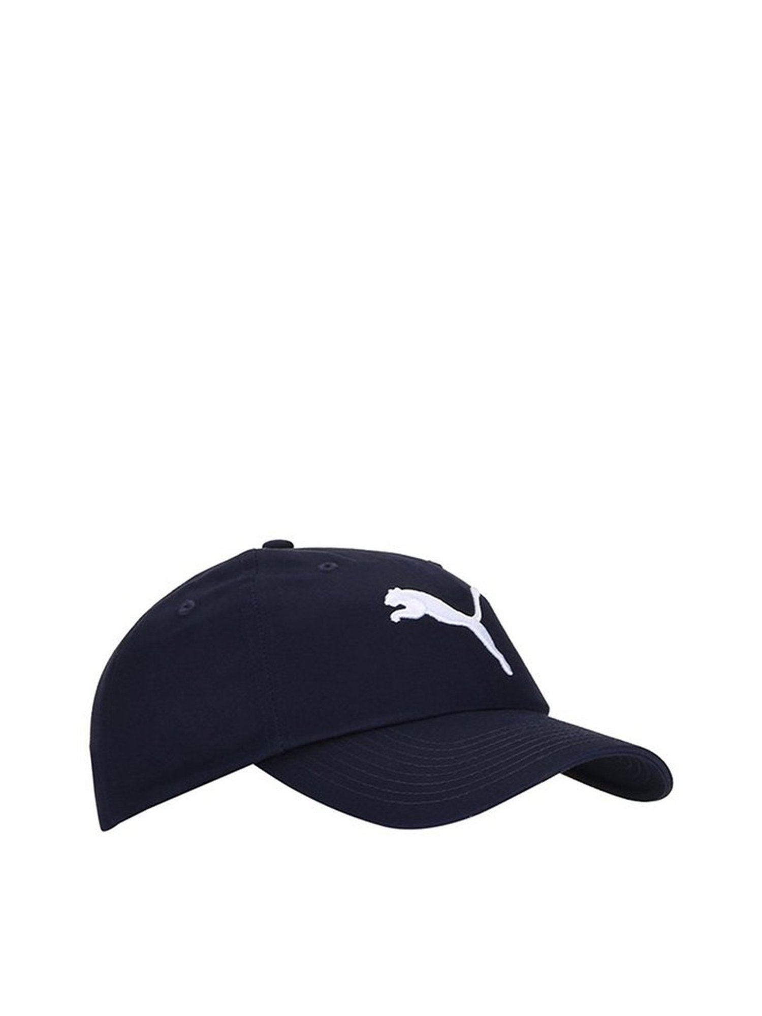 Puma ESS Peacoat Blue Solid Cotton Summer Cap