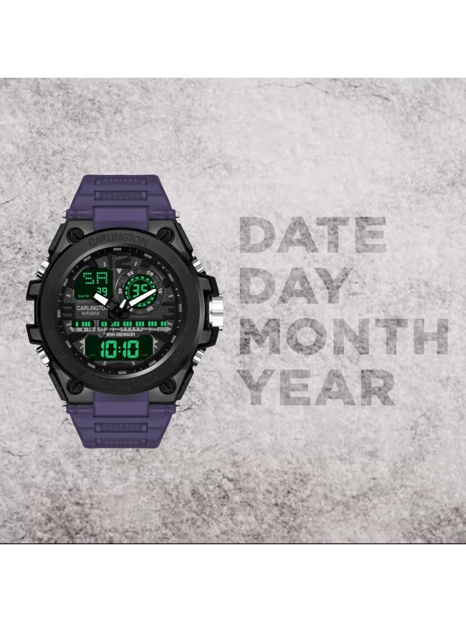 CARLINGTON Endurance 3377 Analog-Digital Watch for Men