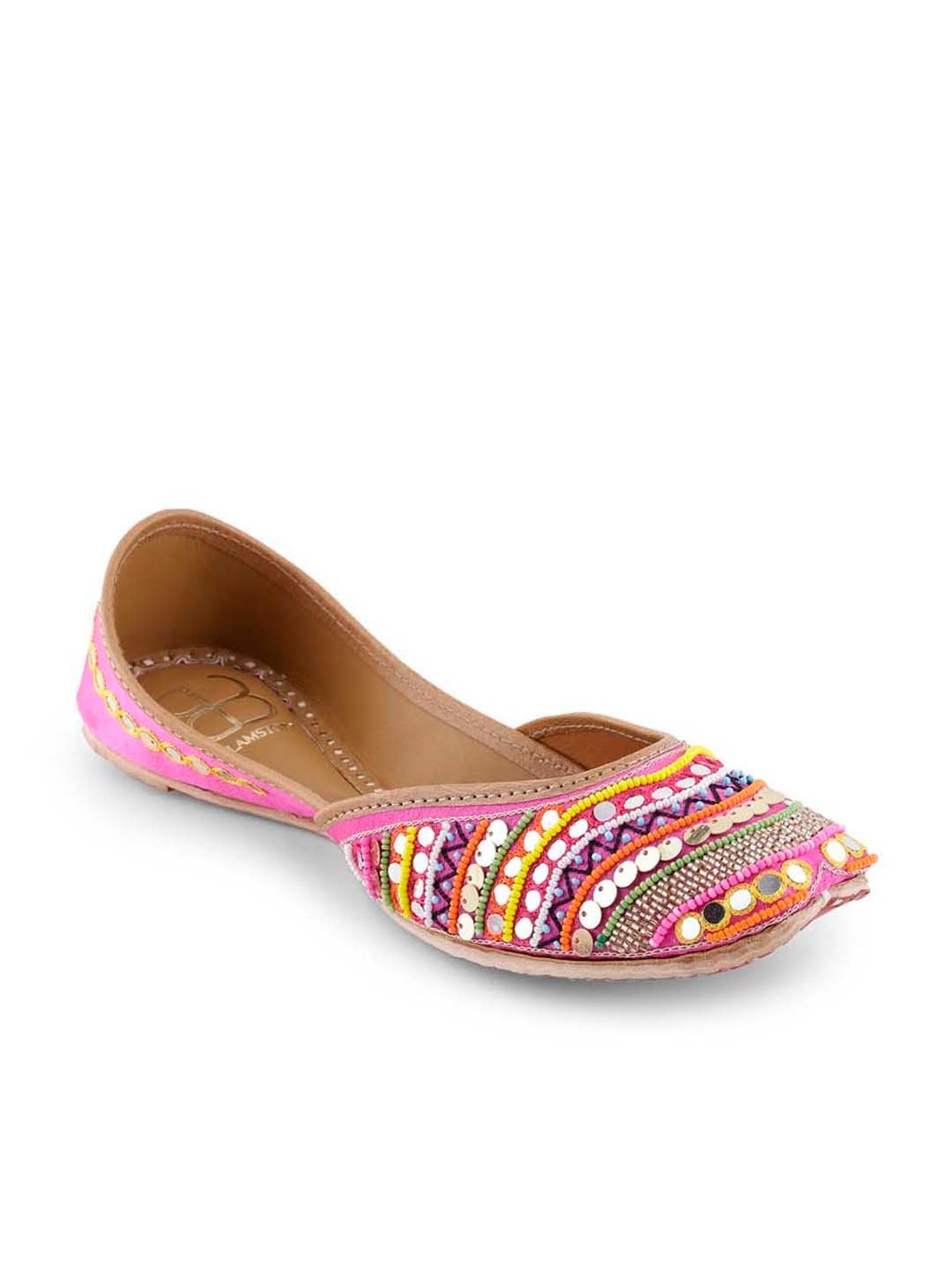 Glam Story Women's Esra Multicolored Ethnic Juttis