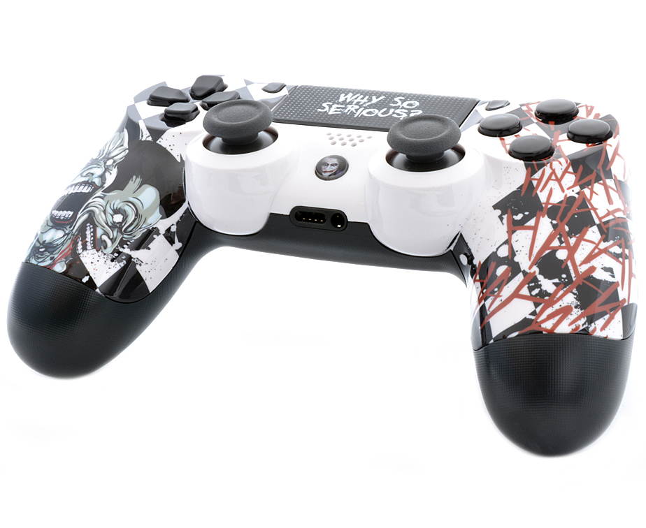 "Mask" Ps4 PRO Rapid Fire Custom Modded Controller 40 Mods for All Major Shooter Games, Auto Aim, Quick Scope Sniper Breath & More with Custom Touchpad and Guide Button (CUH-ZCT2U)
