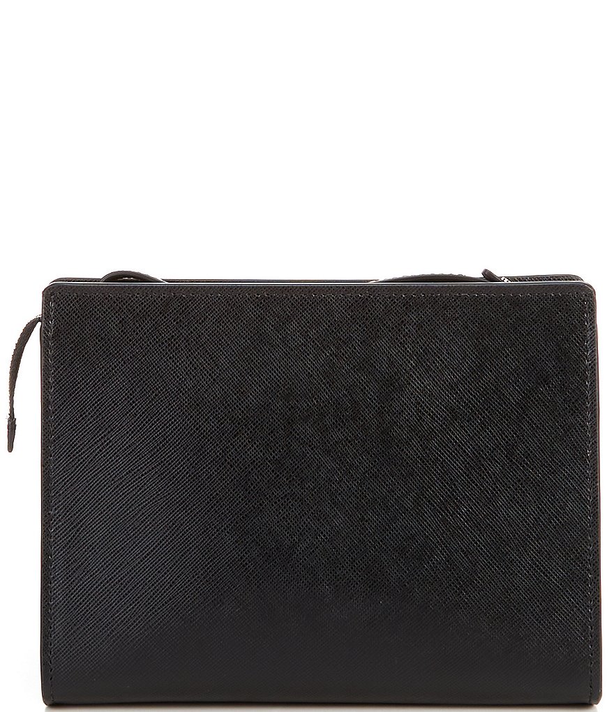 Michael Kors Zebra Signature Jet Set Double Zip Wristlet