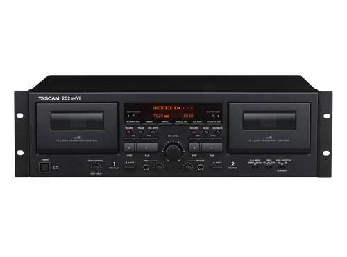 Tascam 202MKVII Rackmount USB Dual Cassette Deck