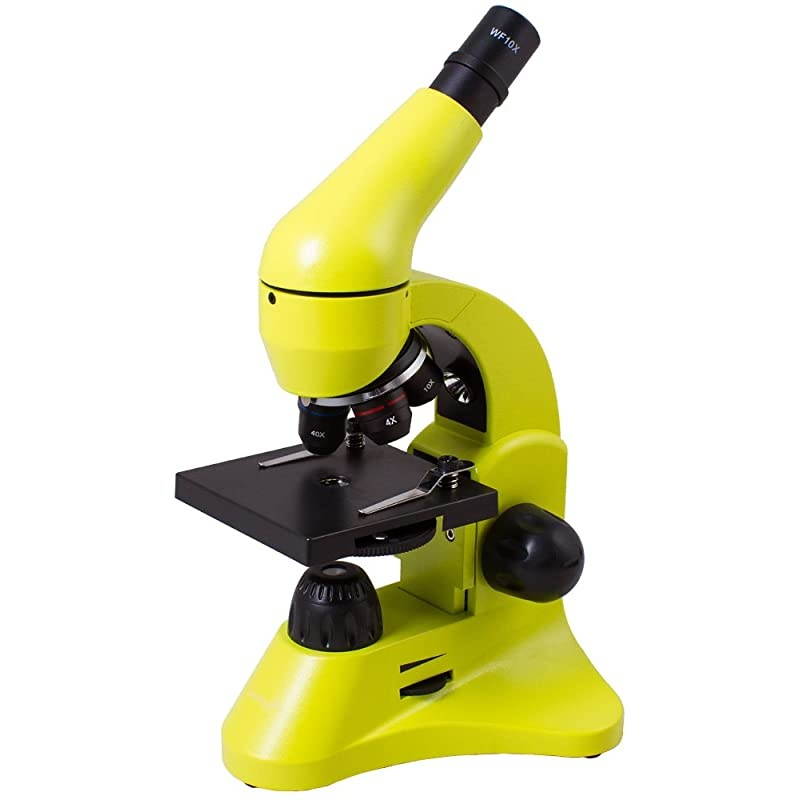 Rainbow 50L Lime Lightweight Student Microscope 40800x with Experiment Kit and Storage Case