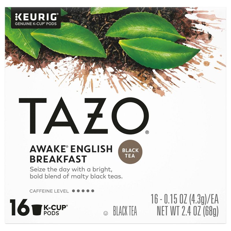 Tazo Awake English Breakfast Tea - Keurig K-Cup Pods - 16ct