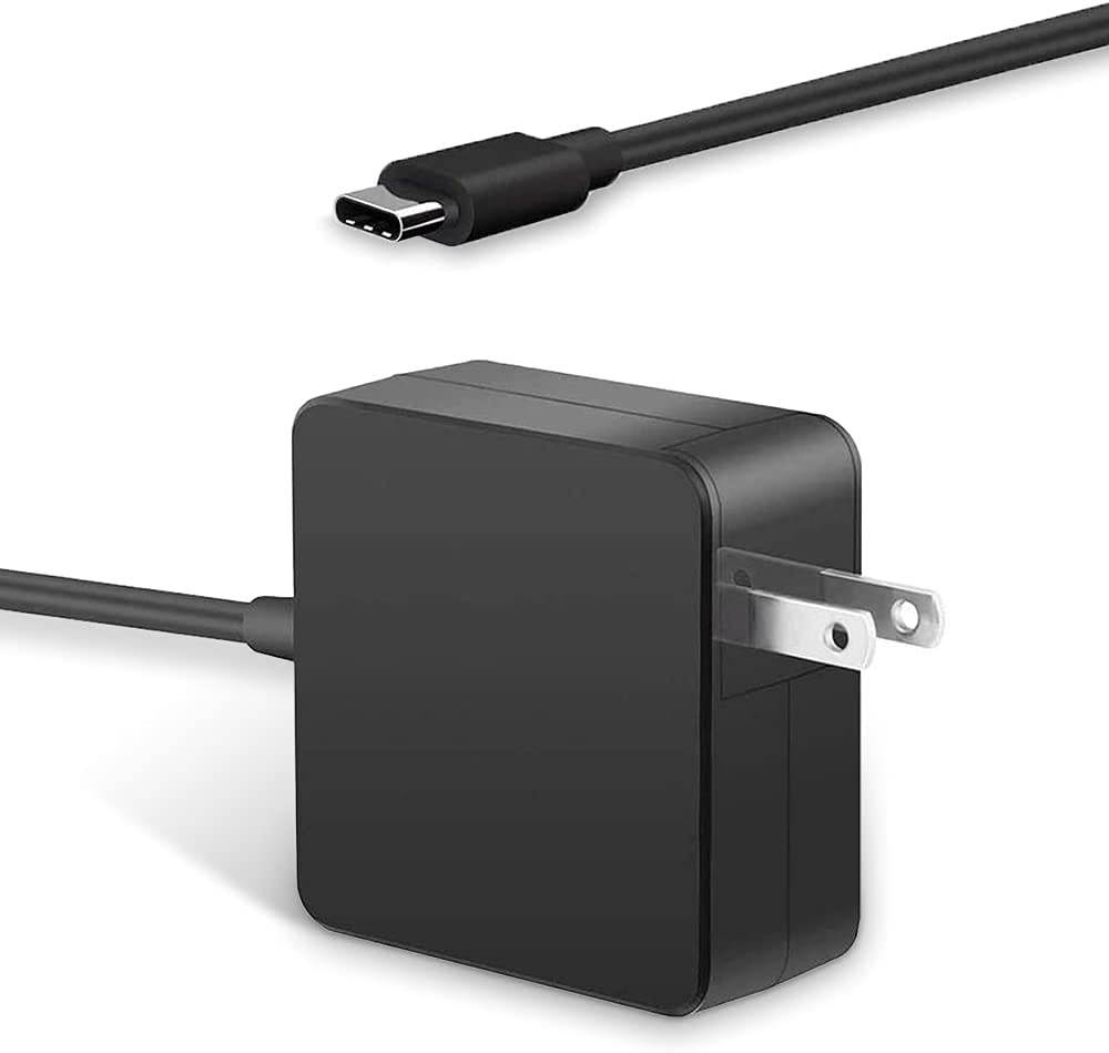 65W/61W 1.5A Notebook Tablet PC Type C Power Adapter for ASUSHPAcerApple MacBookHuawei MatebookRedimibookand Any Other Laptops or Smart Phones with The USB C Interface