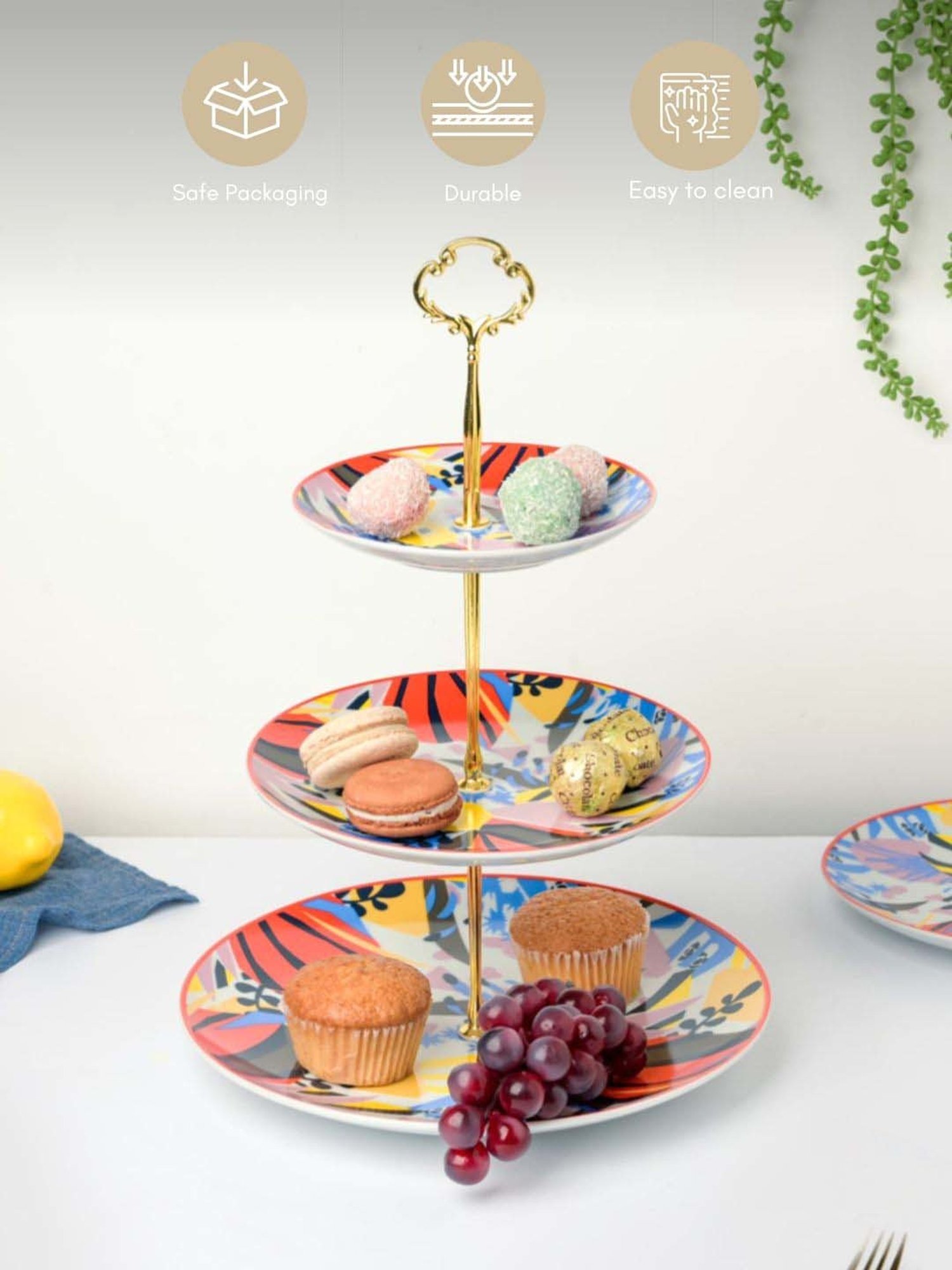 2ct Tiered Tray White - Bullseye's Playground™