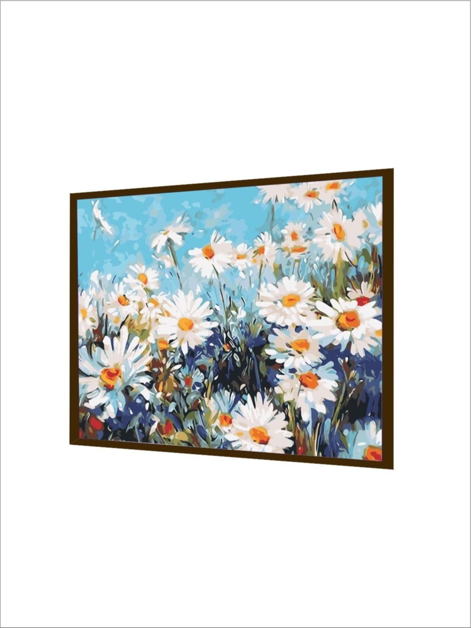 The Art House Abstract Multicolor Canvas Wall Painting