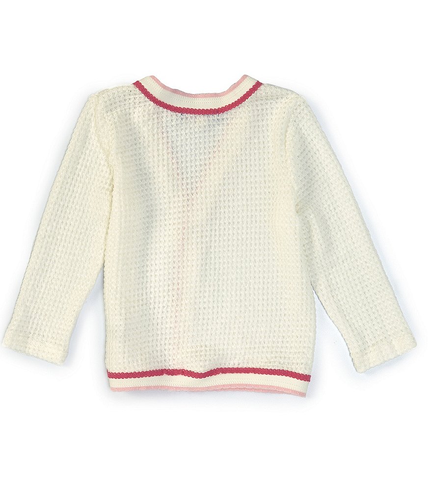 Truly Me Little Girls 2T-6X Contrast-Trim Cardigan