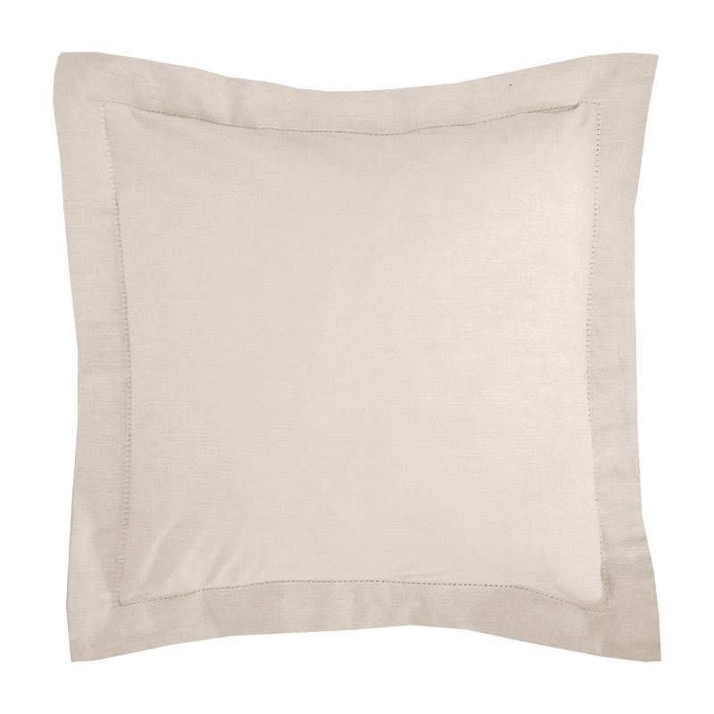 EY Essentials 20" x 20" Hemstitch Natural Pillow