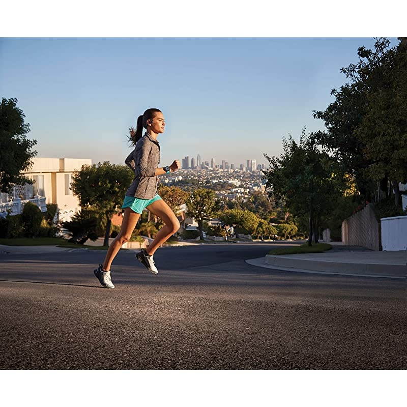 Garmin Forerunner 245 Music (Aqua) Runner's Bundle | +Garmin Water Bottle, HD Screen Protectors &  Portable Charger | Music & Spotify | Running GPS Watch | 010-02120-22