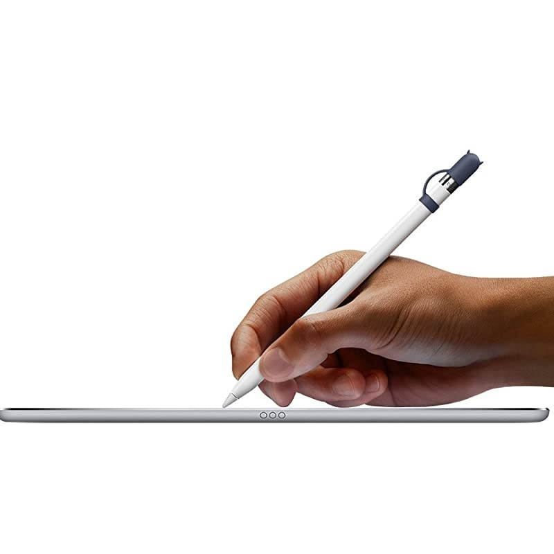 3Pack  for Apple Pencil CapApple Pencil Horn Cap HolderCable Adapter Tether for iPad Pro Pencil Midnight Blue