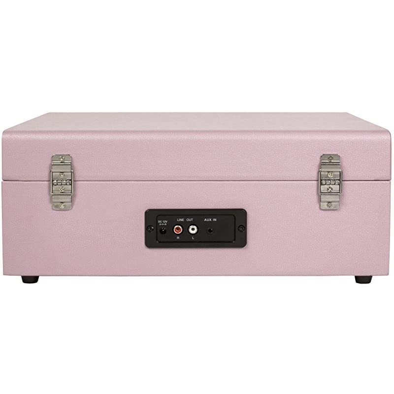 CR8017AAM Voyager Vintage Portable Turntable with Bluetooth Receiver and Builtin Speakers Amethyst