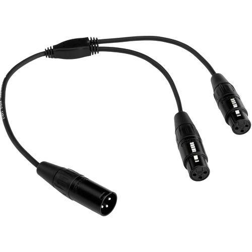 Kopul XLR Y Cable (XLR-M to Dual XLR-F)