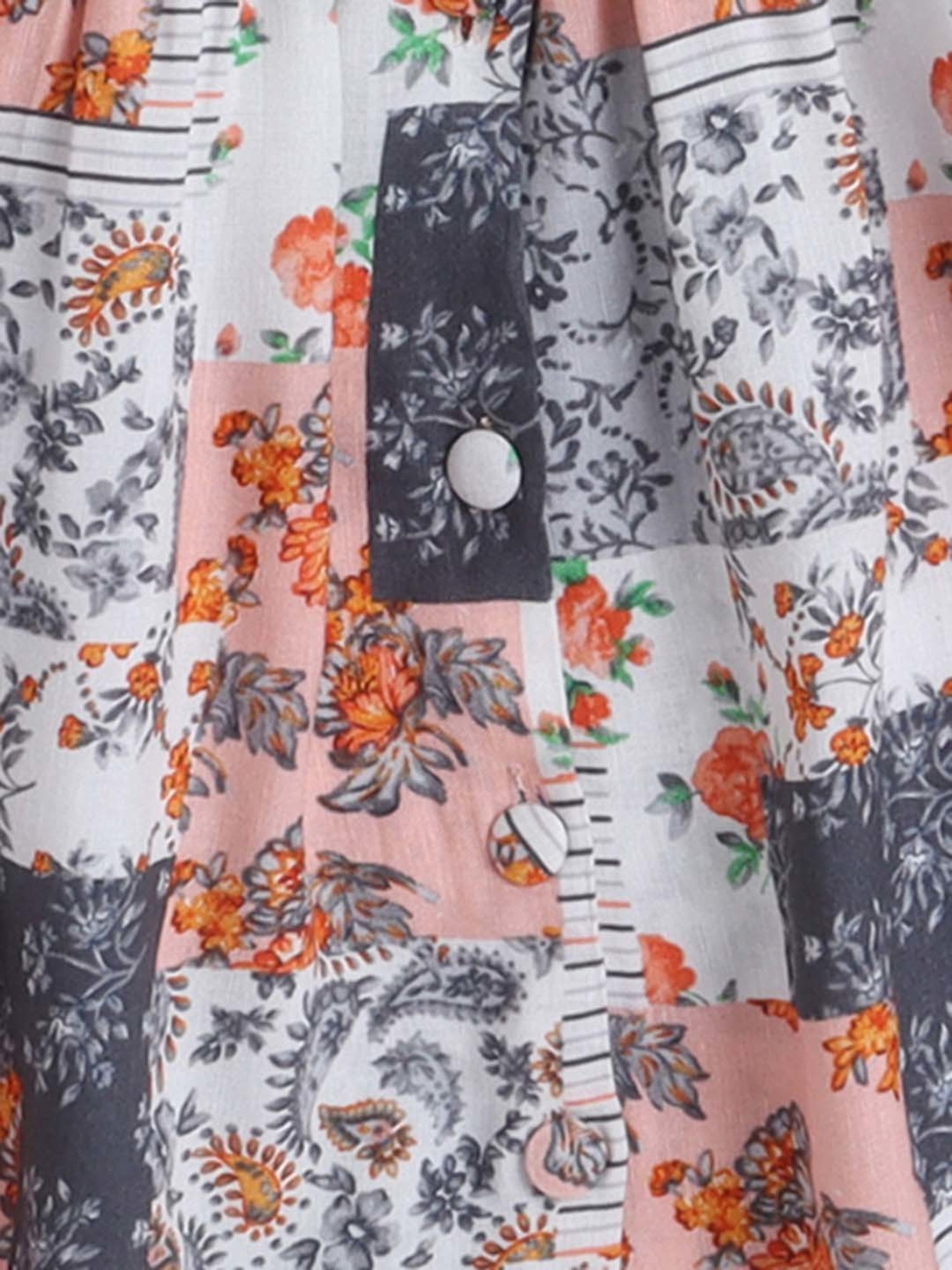 The Magic Wand Kids Multicolor Printed Dress