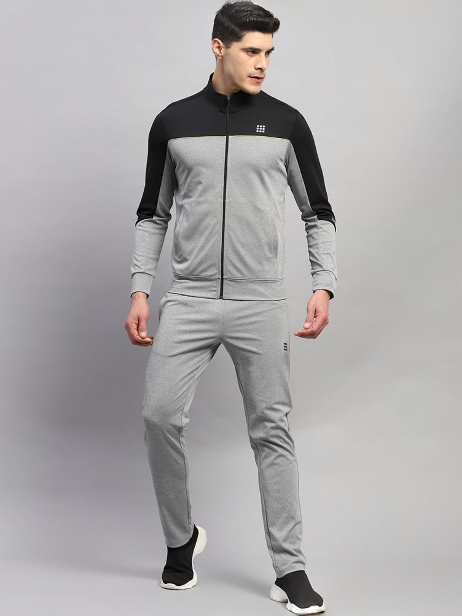 Rock.it Grey Melange Regular Fit Tracksuit